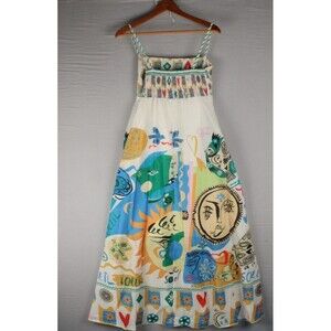 Fashionable Women's Long Dress With Allover Print For Women Large Summer Fall